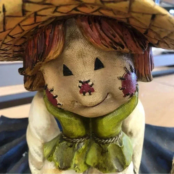 Vintage resin Statues /dolls. Set includes two 14-inch Raggedy Ann figures - Picture 3 of 9